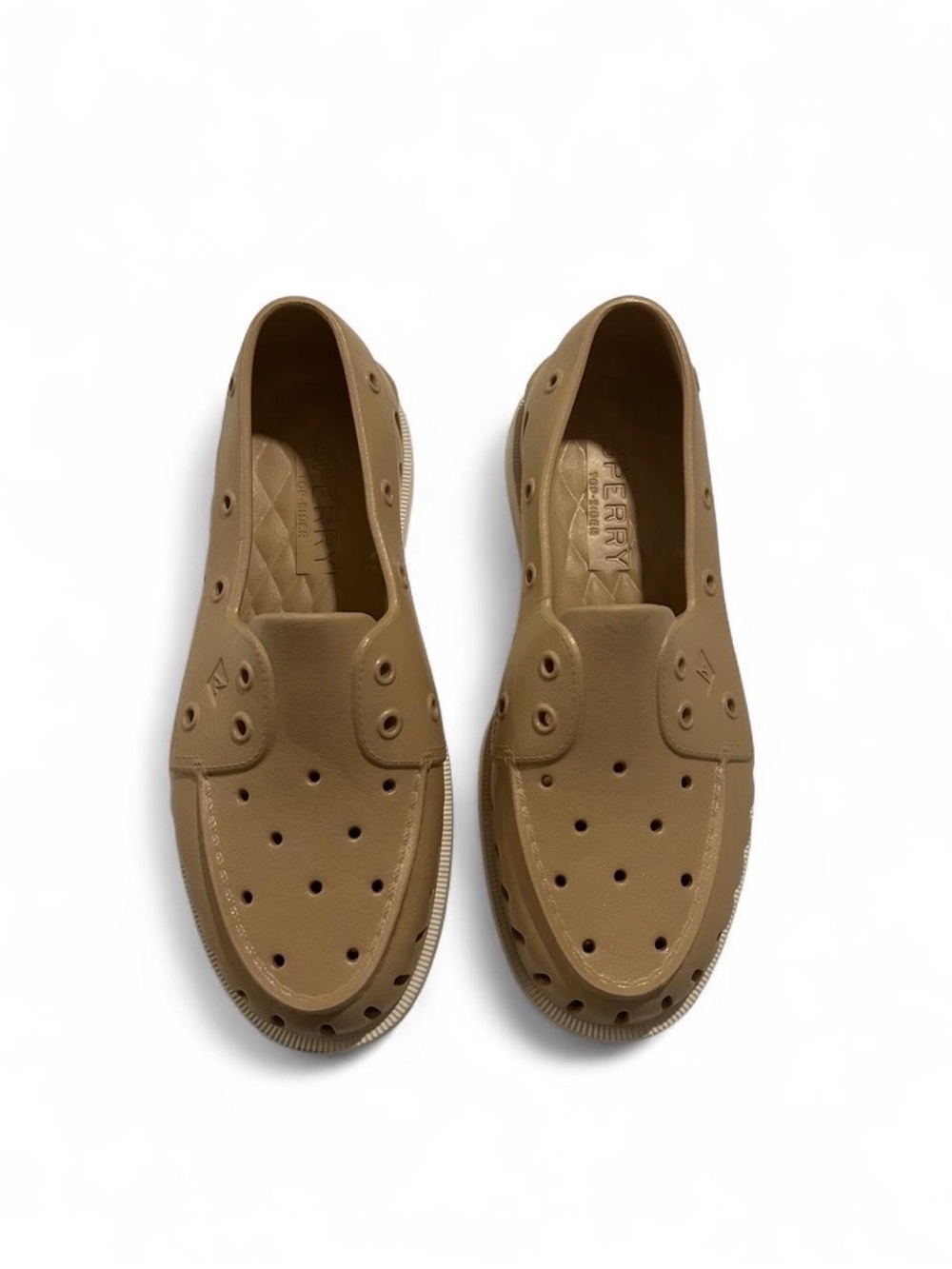 Sperry A/O Float Boat Shoes Champagne
Size W 10/M 8 EUC
